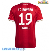 Camisa de time de futebol Bayern Munich Alphonso Davies #19 Replicas 1º Equipamento Feminina 2026-27 Manga Curta